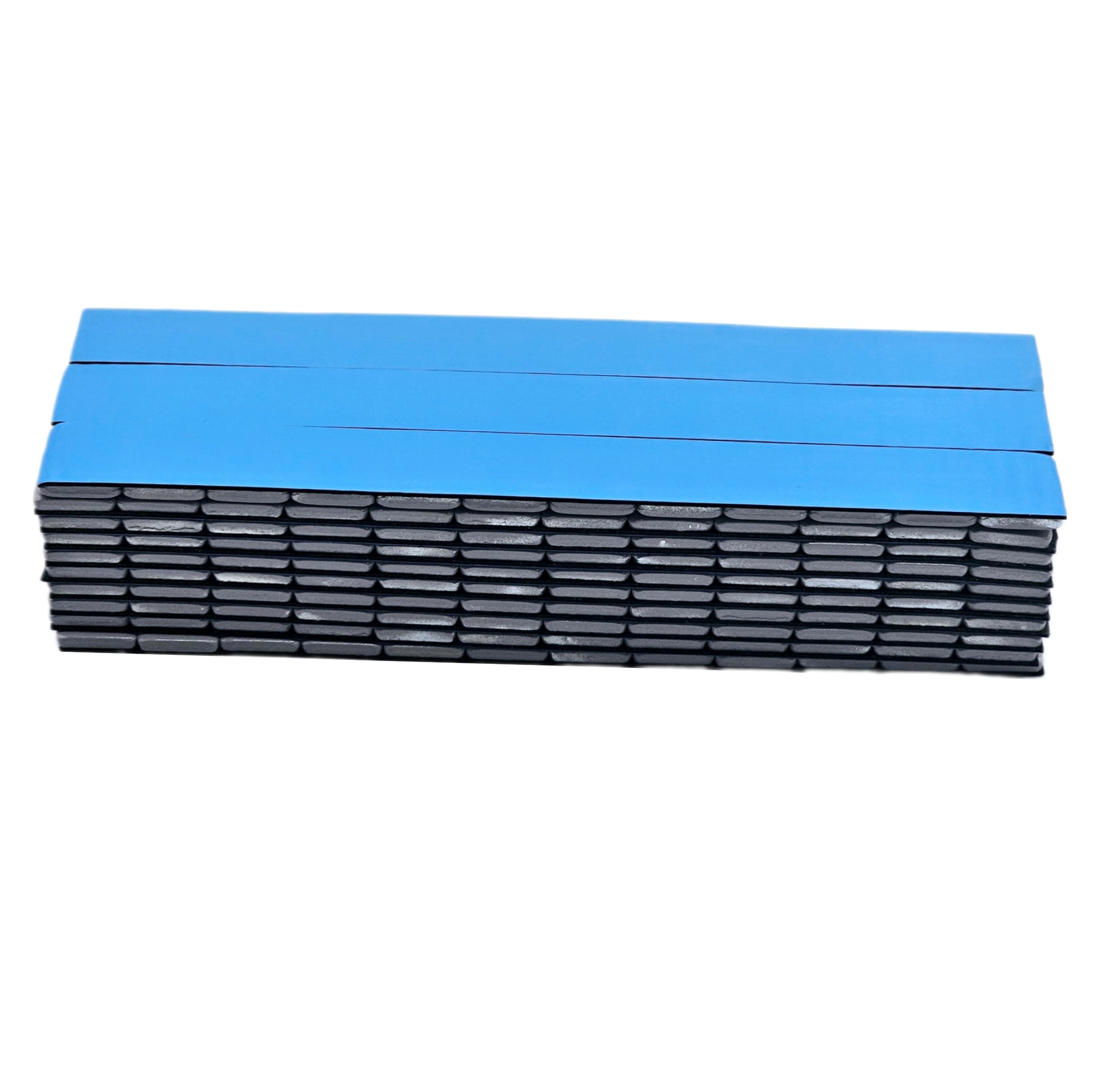 Stick-On Wheel Weights Gray Coated - 0.25 oz Increments with Blue Adhesive Tape