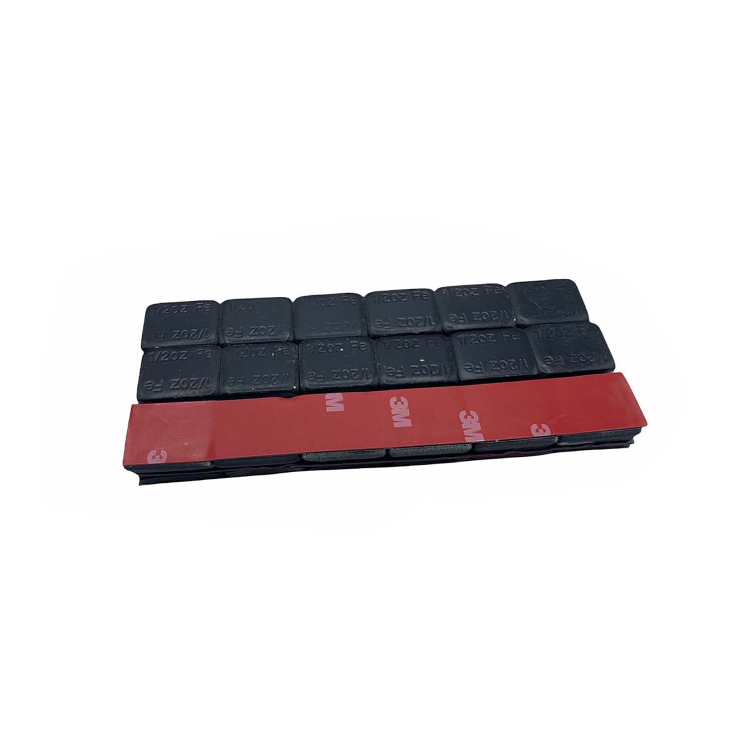 Stick-On Wheel Weights Black Coated - 0.50 oz Increments with 3M Adhesive Tape