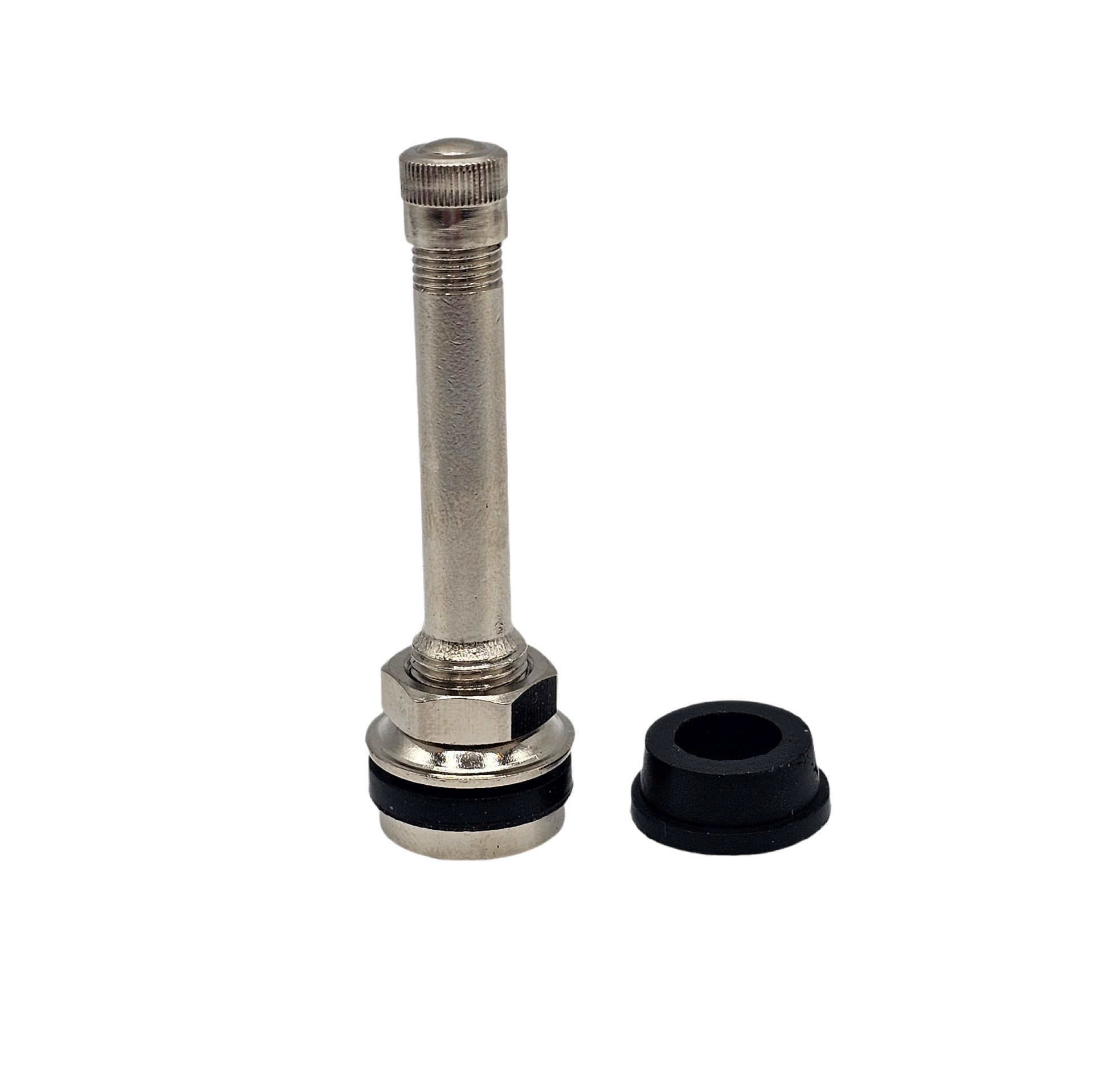 TR416L Metal Clamp-In Valve Stem - 2" Extra-Long for 0.453" or 0.625" Rim Holes