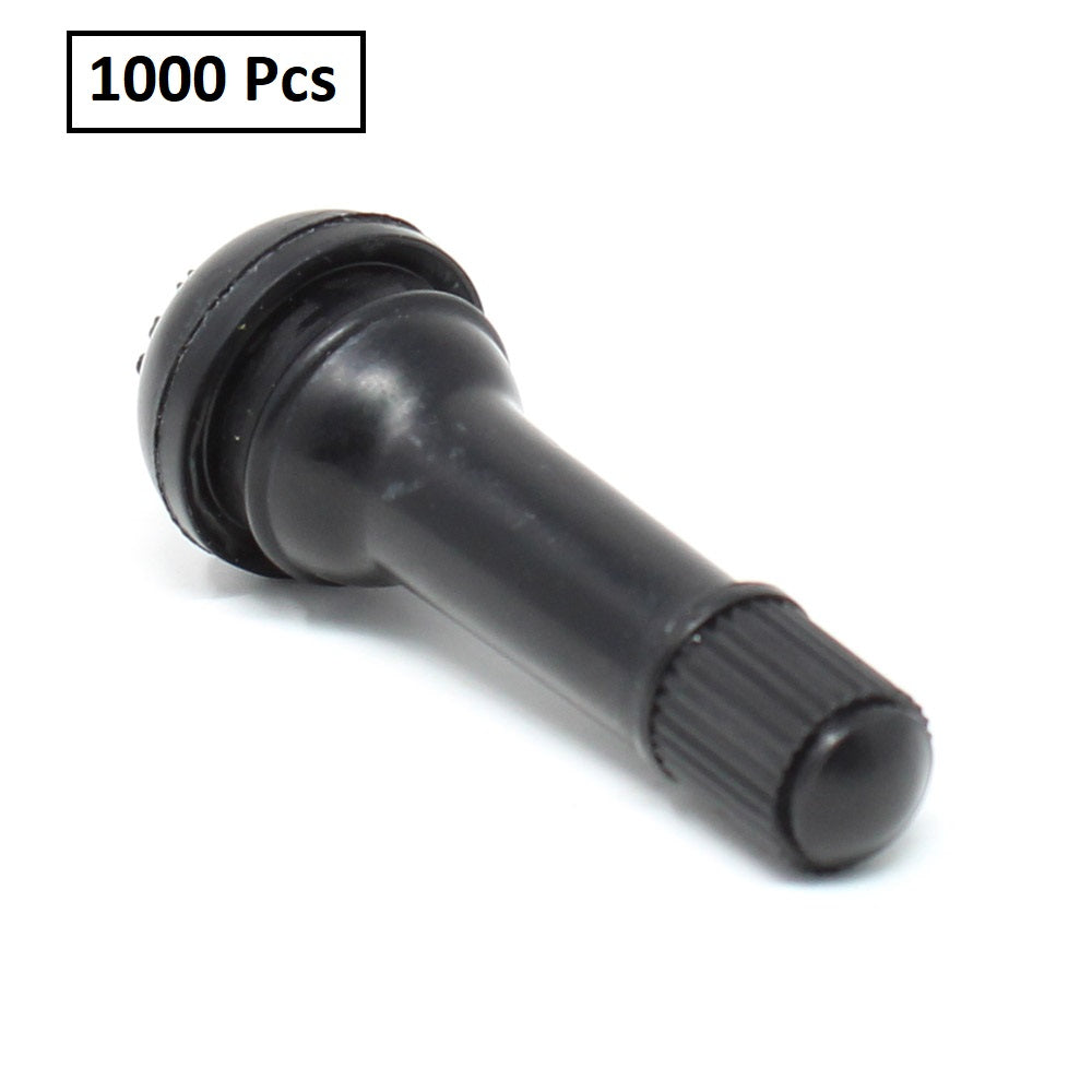 TR414 Snap-In Rubber Valve Stem - 1.5" for Passenger Cars & Light Trucks (100-Pack)