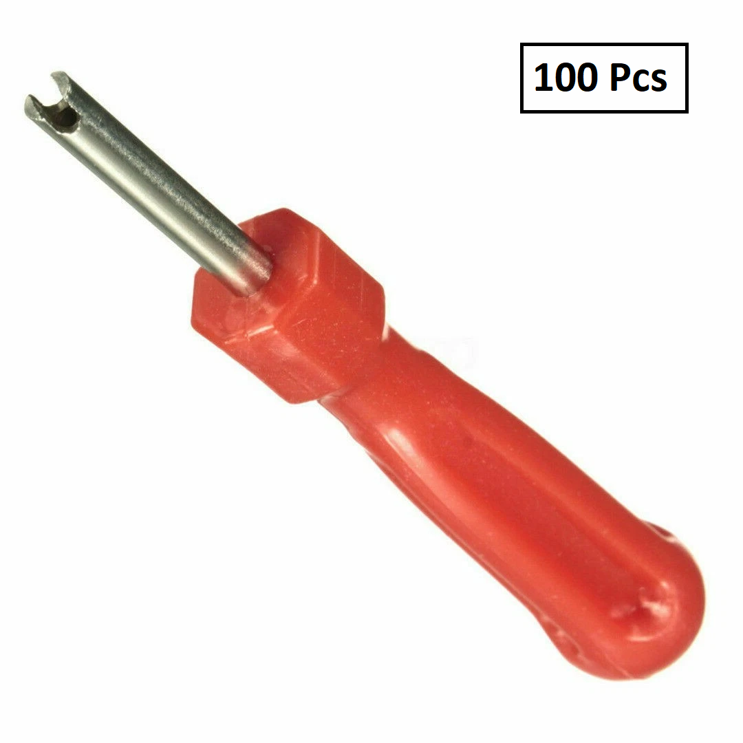 VT1115P Plastic-Handle Universal Valve Core Remover Tool - Standard Bore for Tire Service