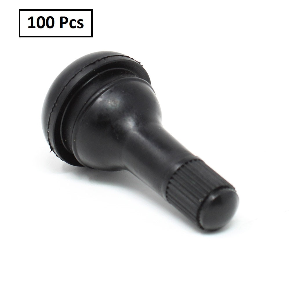 TR415 Snap-In Rubber Valve Stem - Short & Wide for 0.625" Valve Holes
