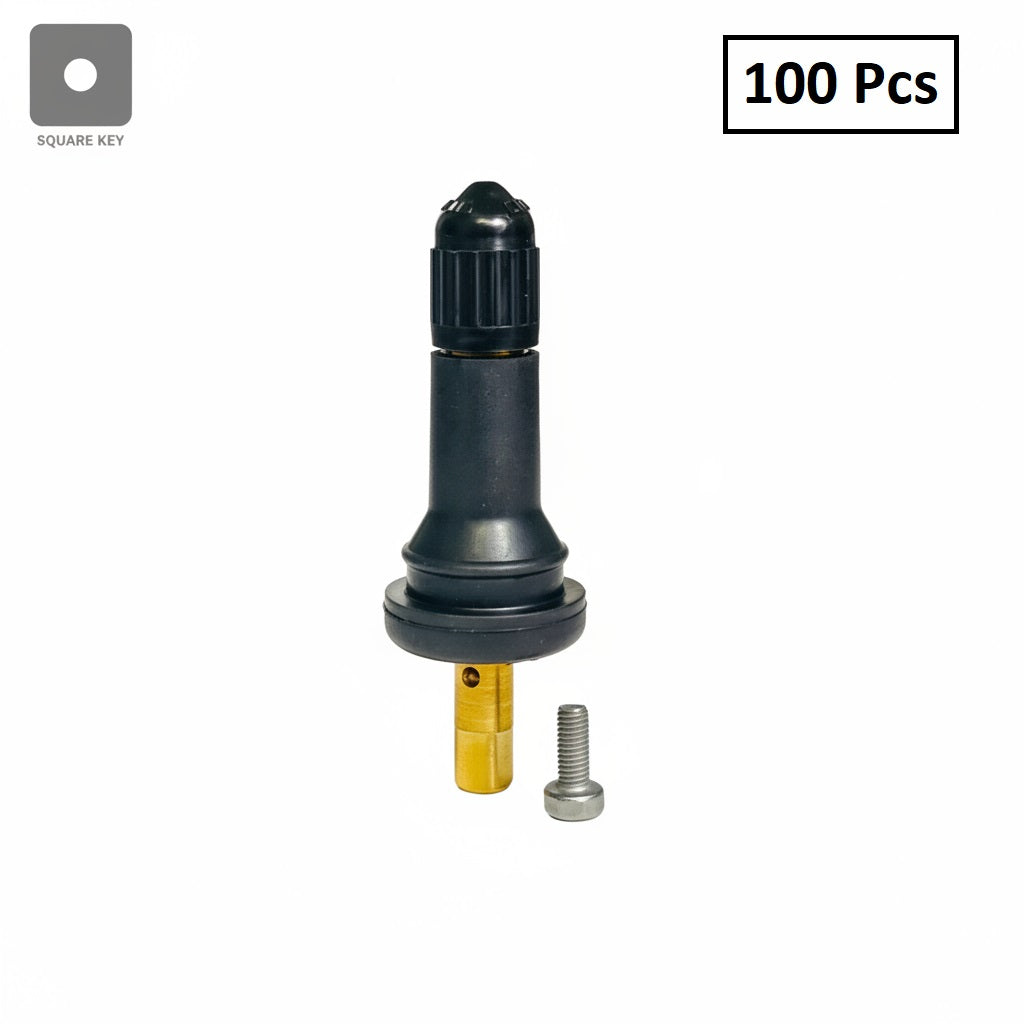 TPMS Valve Stem 20635 - Clamp-On Rubber Snap-In Tire Pressure Sensor Stem