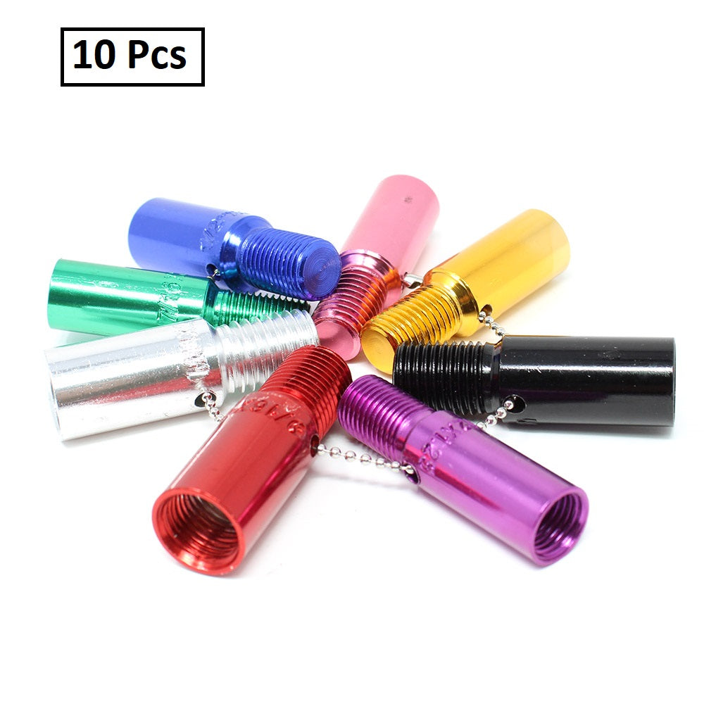 8-Piece Thread Checker Set - Male/Female Bolt/Nut Gauge Keychain Tool