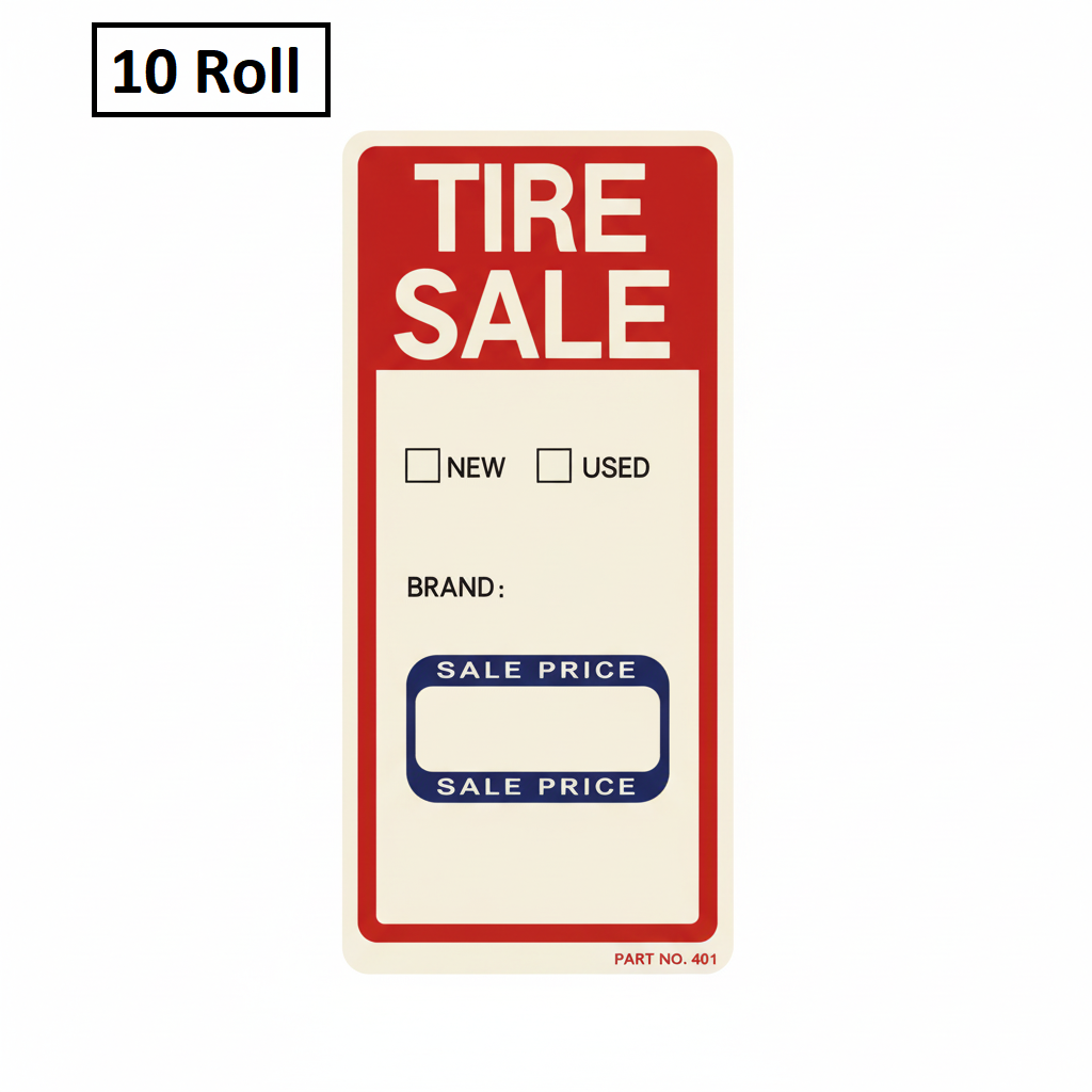 C-HORSE 300 Tire Sale Stickers – 6" x 2.5" (150mm x 63.5mm)