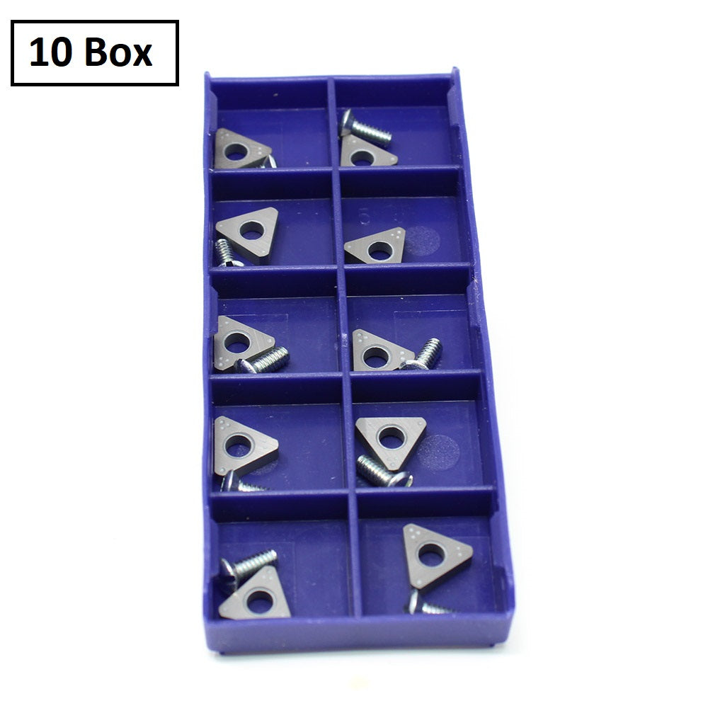 Negative Rake Carbide Brake Lathe Bit for Ammco & Hunter Lathes - Kit of 10 (CB6914)