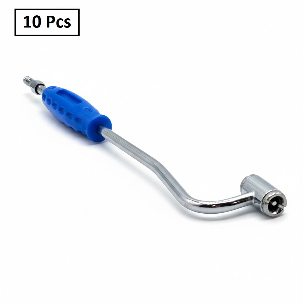 13" Extended Dual Head Air Chuck 1/4 NPT - Leak-Free Tire Inflator for Car & Truck Tires