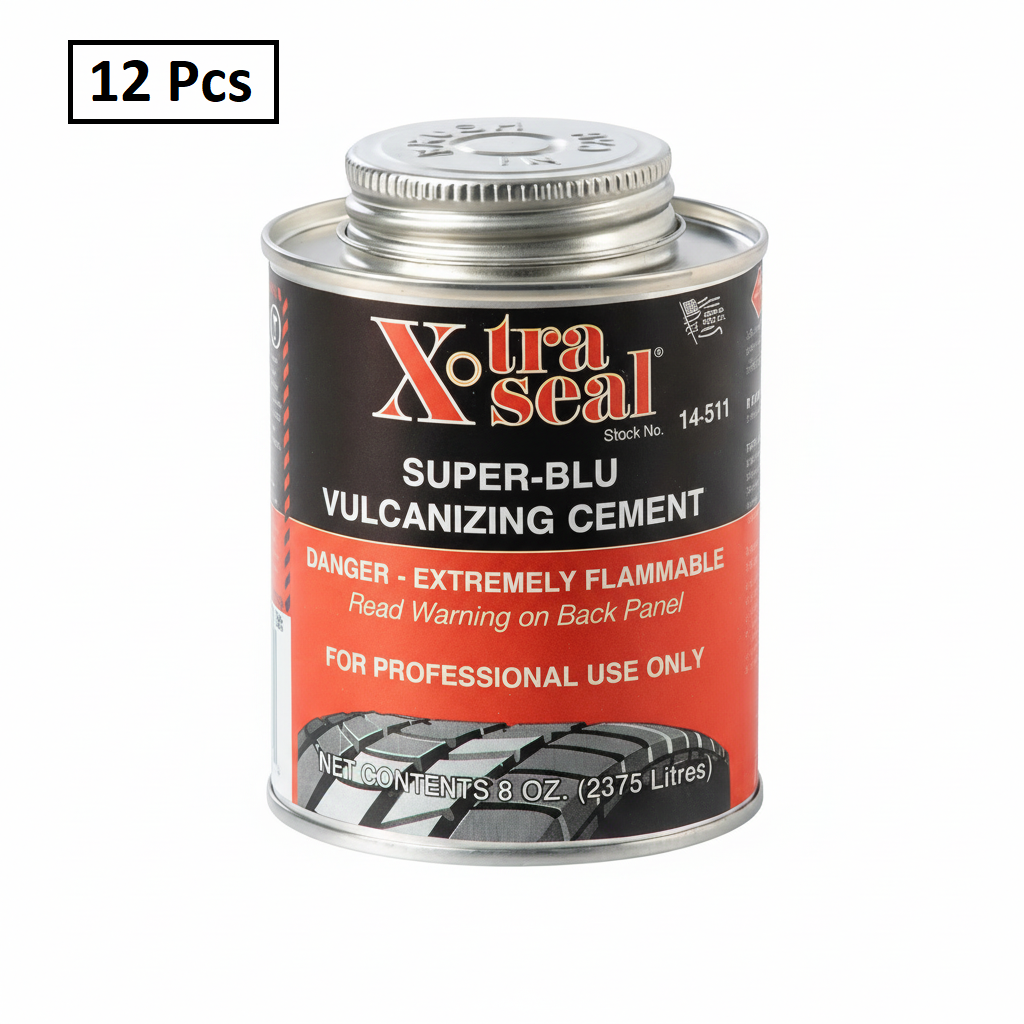 Xtra Seal 8oz Can Super-Blu Vulcanizing Tire Repair Cement – "14-511 "