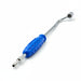 Screwdriver with blue handle on a white background