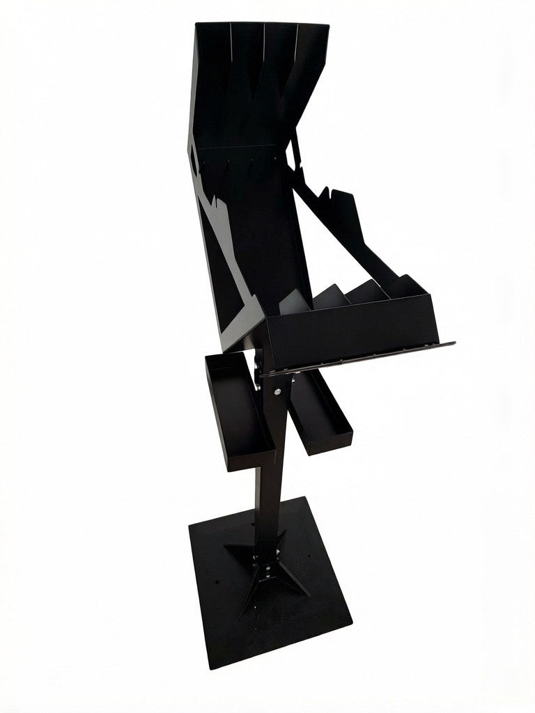 4-Roll Wheel Weight Rack Stand - Floor Dispenser for Stick-On Wheel Weight Rolls