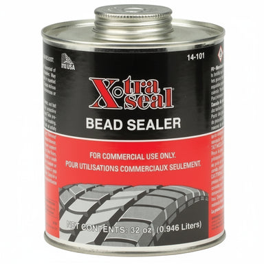 Can of Xtra Seal bead sealer with tire tread graphic