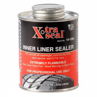 XtraSeal inner liner sealer can with black and red label on a white background