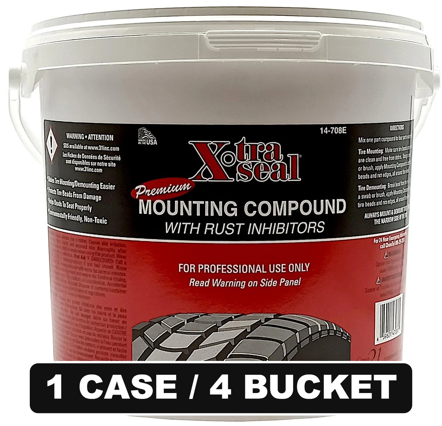 Xtra Seal 8lb Pail Tire Mounting & Demounting Compound "14-708E"