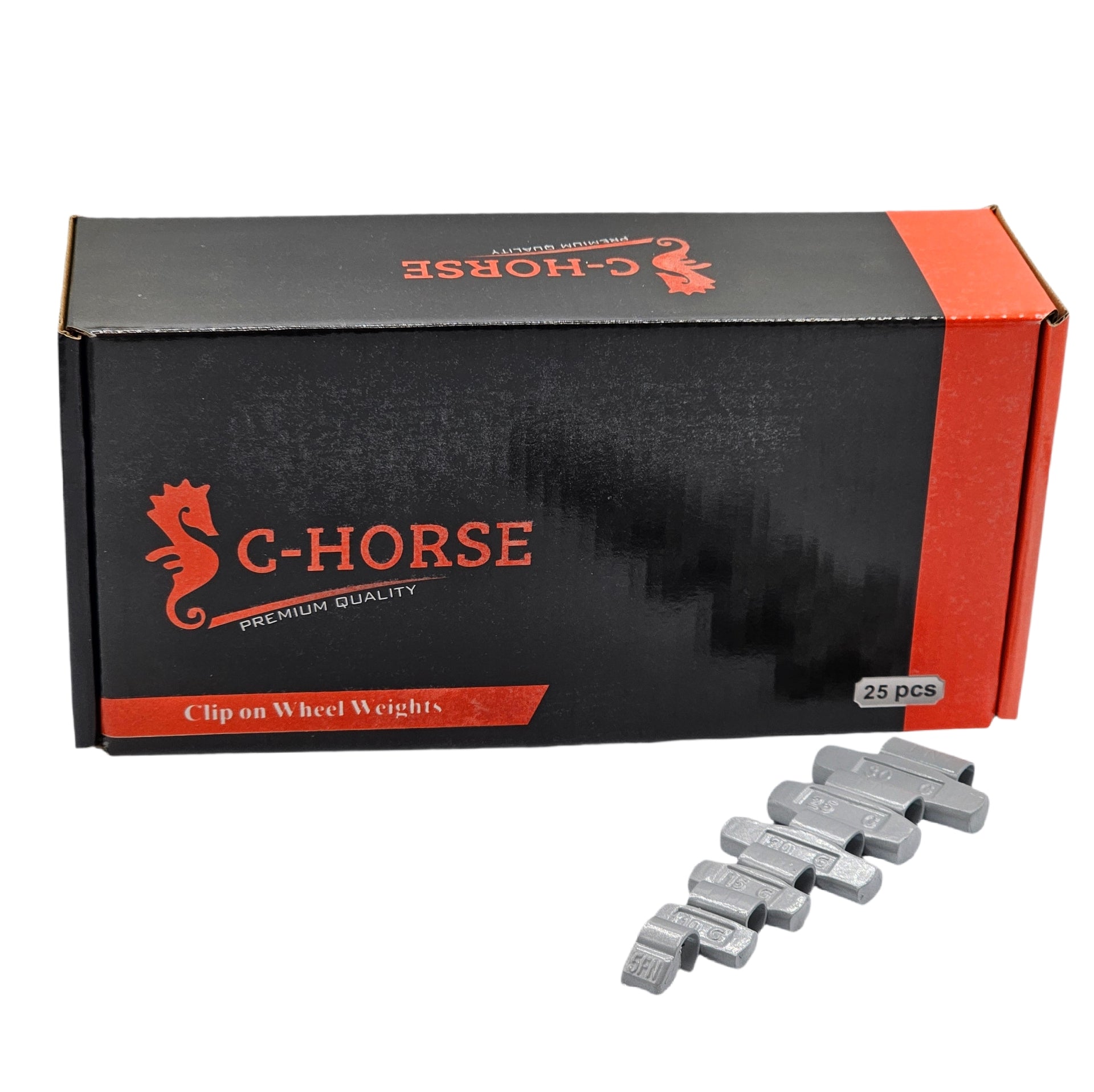 150-Piece Clip-On Wheel Weight Kit FN Style - Gray Coated Assortment 5g-30g