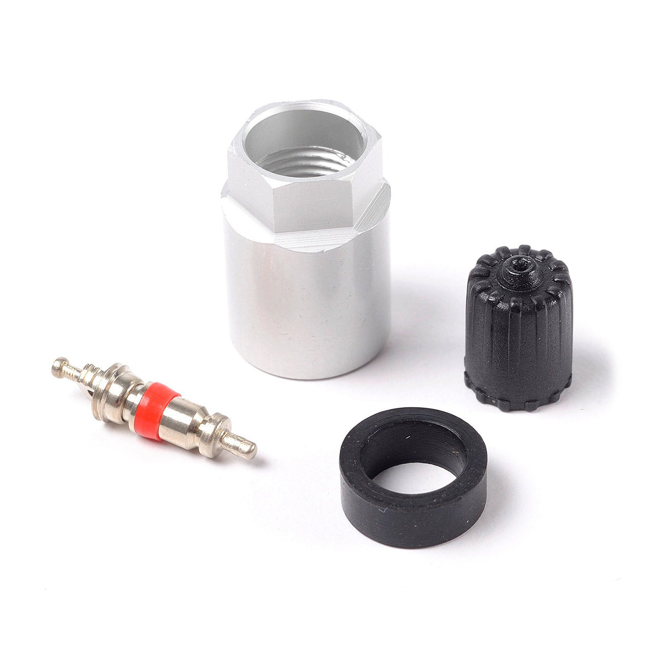 TPMS Service Kit - Universal Metal Valve Service Kit for Aluminum Valve Stems (10-Pack)