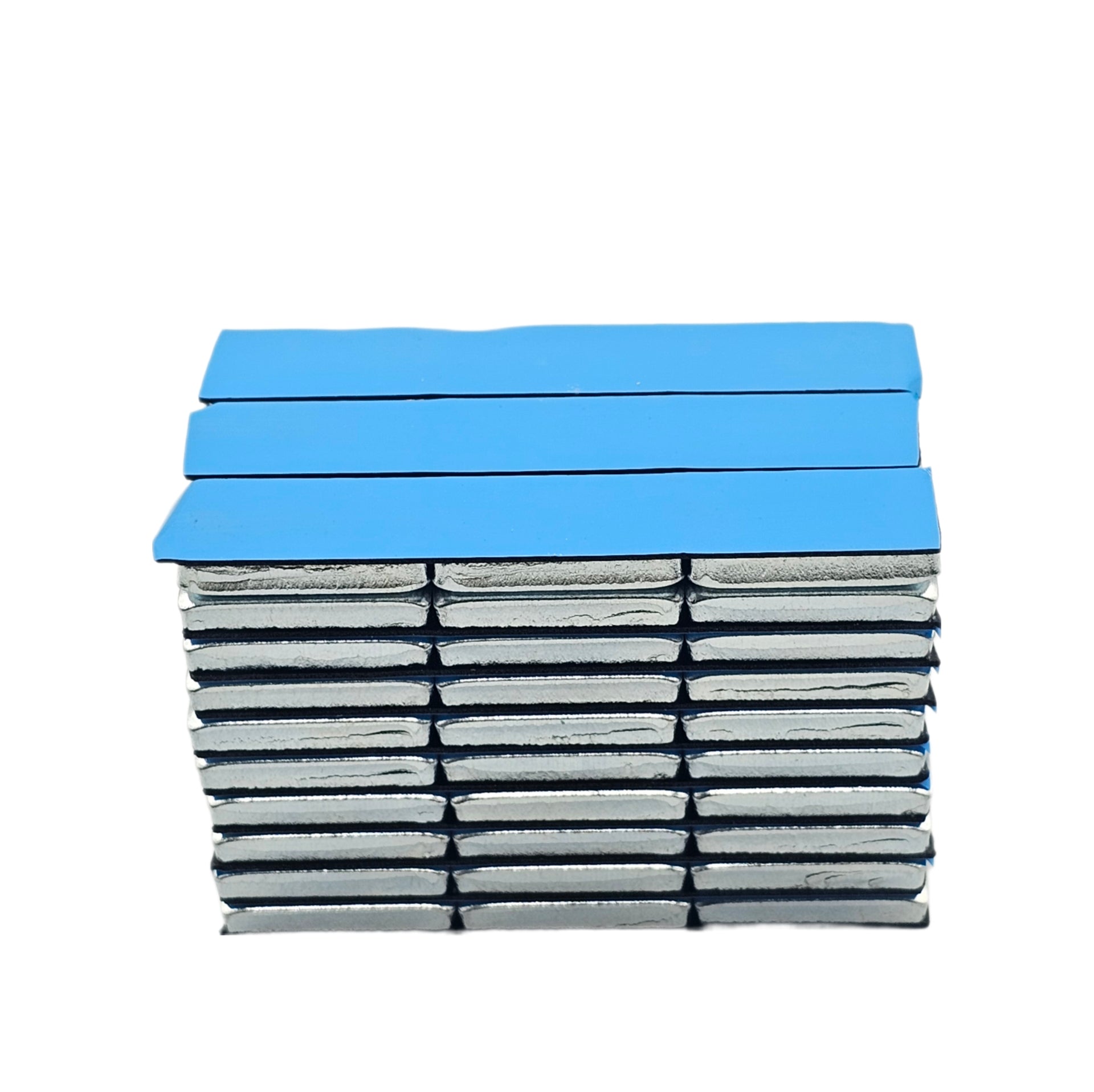 Stick-On Wheel Weights Zinc Coated - 1 oz Increments with Blue Adhesive Tape