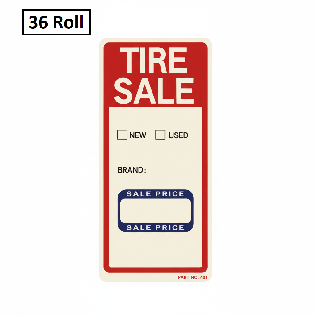 C-HORSE 300 Tire Sale Stickers – 6" x 2.5" (150mm x 63.5mm)