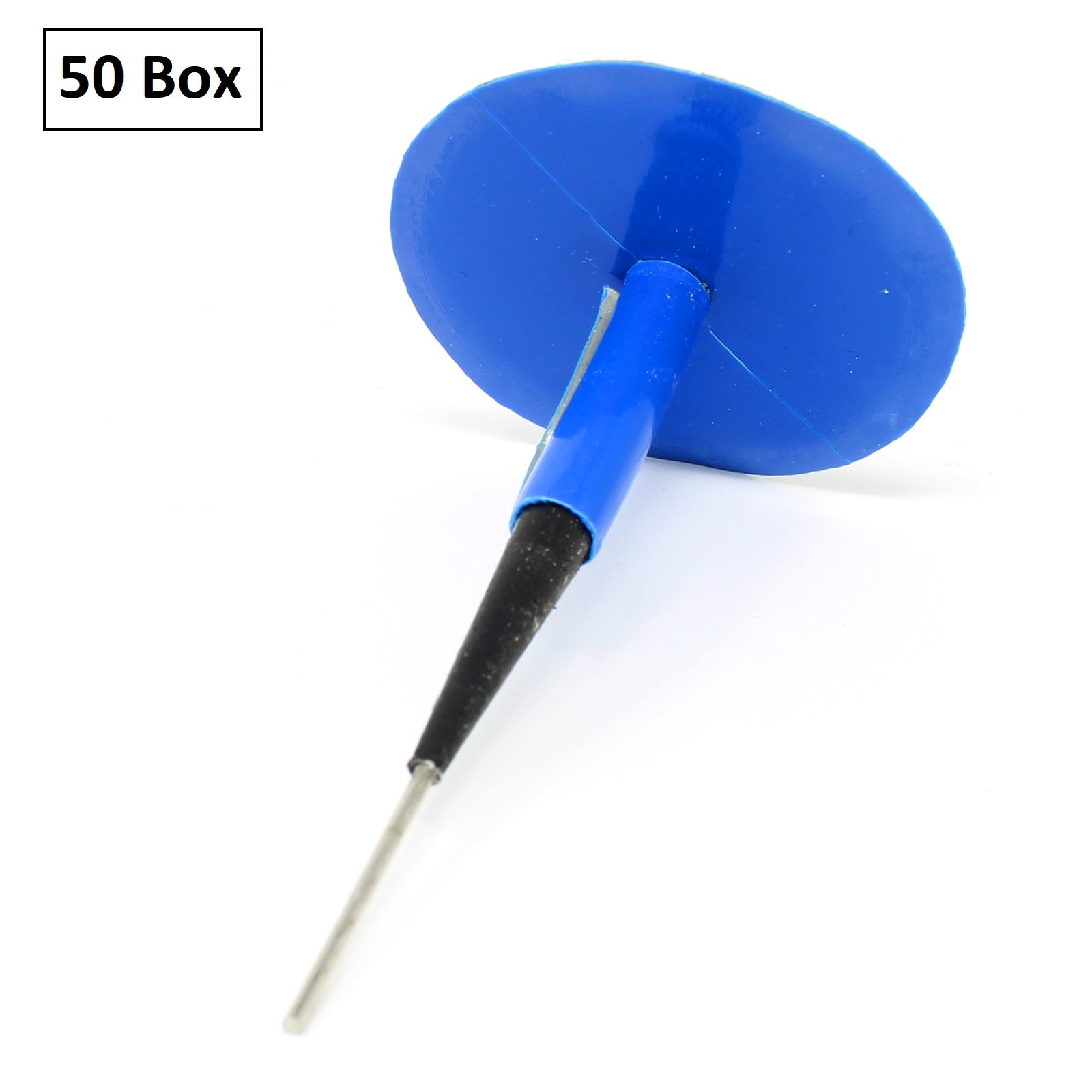 Medium Combination Tire Repair Patch Plug - 1-7/8" x 1/4" Seal Lead-Wire Patch (24-Pack)