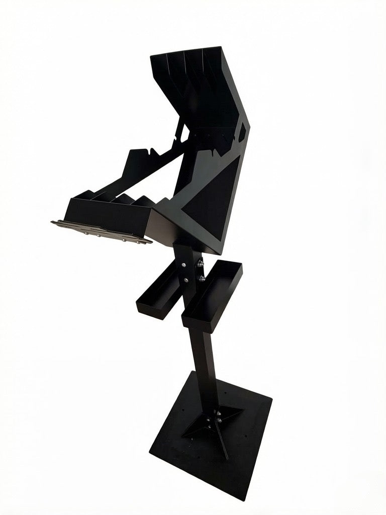 4-Roll Wheel Weight Rack Stand - Floor Dispenser for Stick-On Wheel Weight Rolls