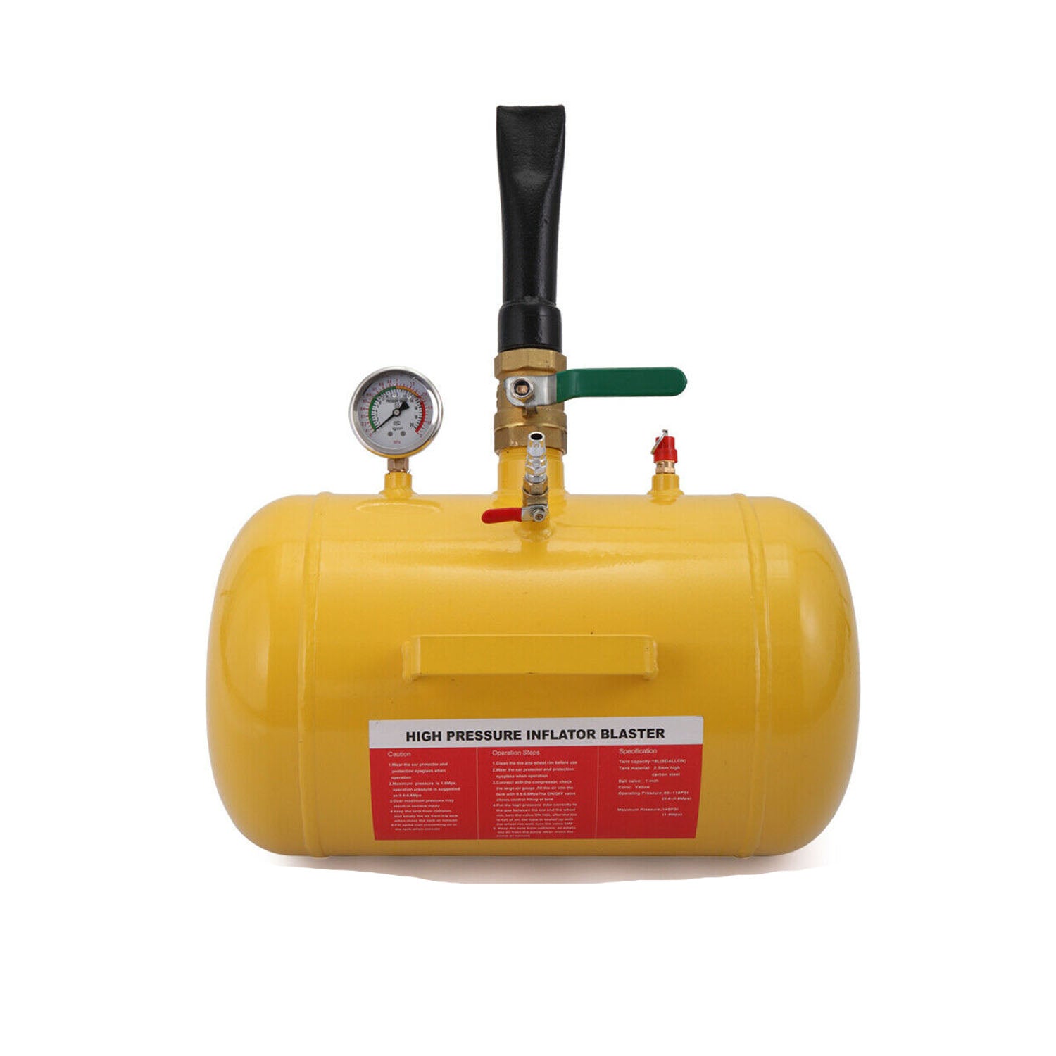 10-Gallon Tire Bead Seater / Blaster - Up to 145 PSI for Car, Truck, UTV/ATV, Tractor & Off-Road Tires