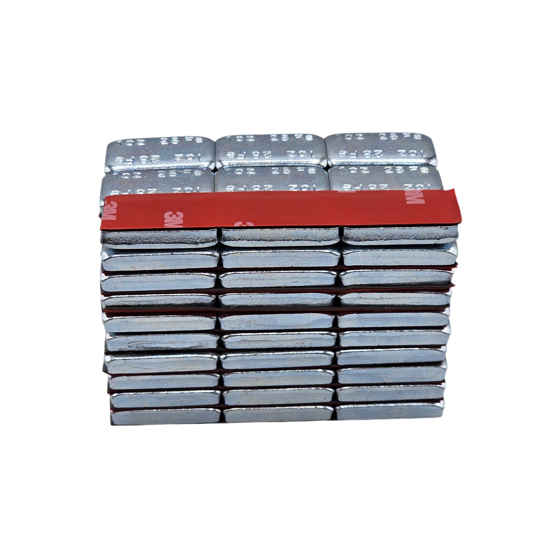 C-HORSE Stick-On Self-Adhesive Wheel Weights – Zinc Coated – 1 oz Increments – 3M Adhesive Tape