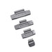 C‑HORSE 100-Piece Assortment Clip-On Wheel Weight Kit – P Style – Gray Coated – 0.25 oz, 0.50 oz, 0.75 oz, 1.00 oz