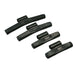C-HORSE 100-Piece Clip-On Wheel Weight Assortment - FN Style, Black Coated 35-60gr = 1.25-2.00oz