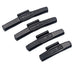 C-HORSE 100-Piece Clip-On Wheel Weight Assortment – MC Style, Black Coated – 1.25 oz • 1.50 oz • 1.75 oz • 2.00 oz