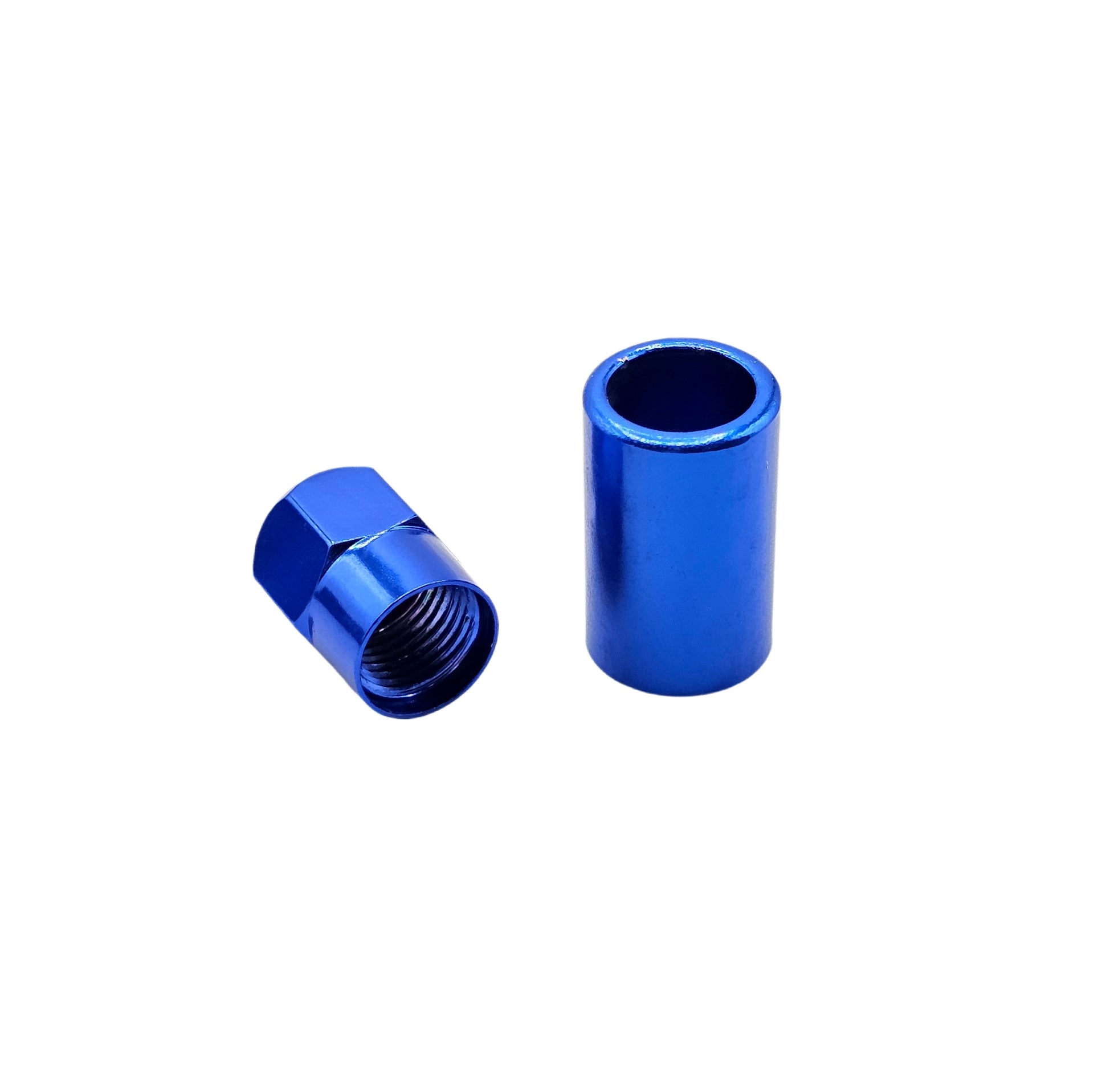 C-HORSE Blue Valve Sleeve & Cap Set – Fits TR414 Snap-In Tire Valves (0.305"-32 Cap)