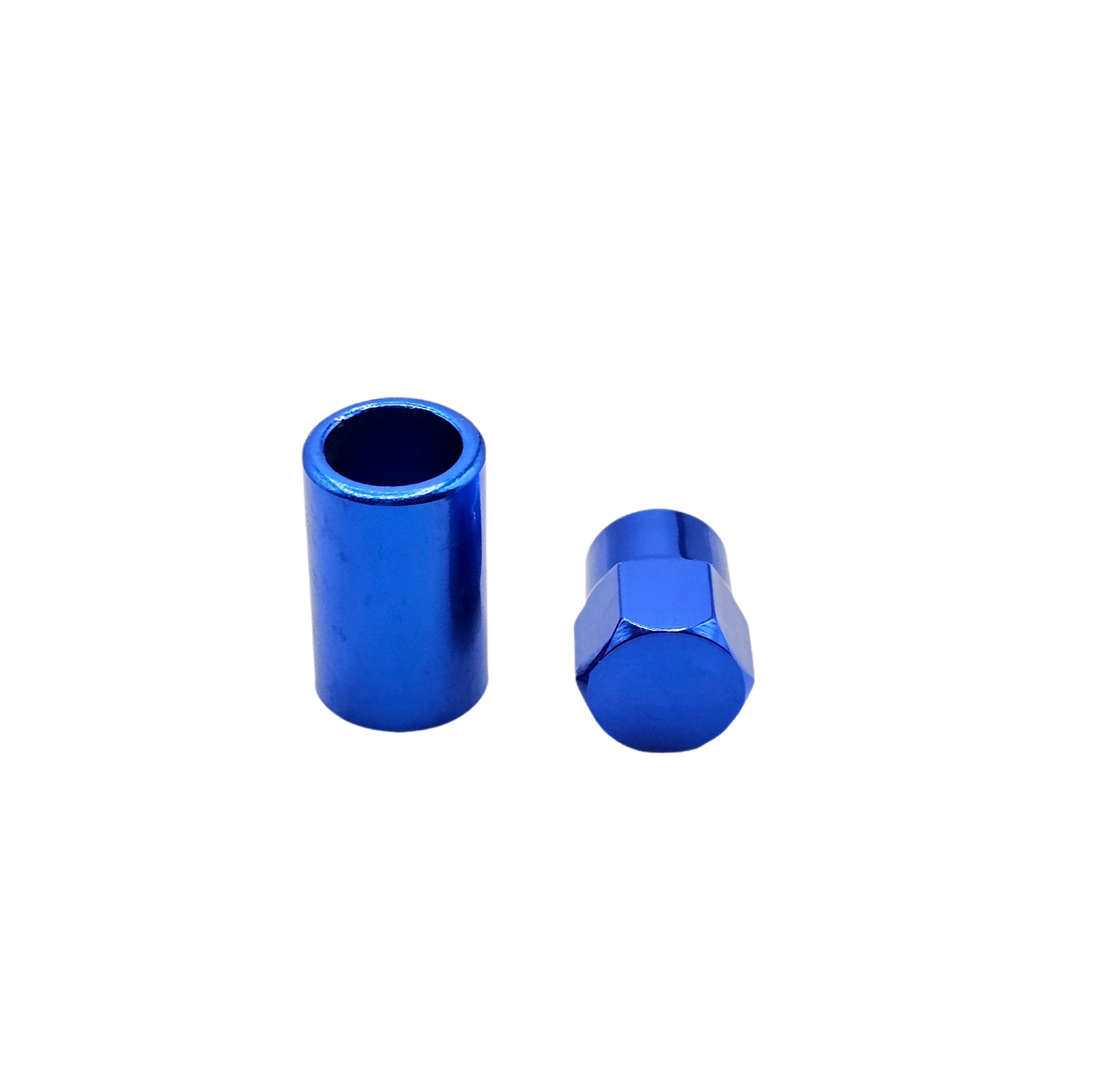 C-HORSE Blue Valve Sleeve & Cap Set – Fits TR414 Snap-In Tire Valves (0.305"-32 Cap)