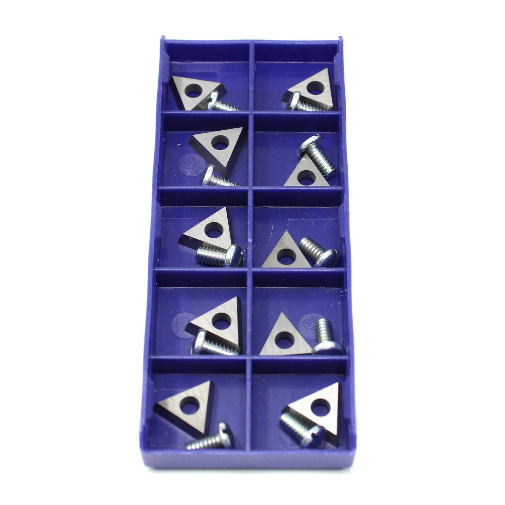 Negative Rake Carbide Brake Lathe Bit for Ammco & Hunter Lathes - Kit of 10 (CB6914)