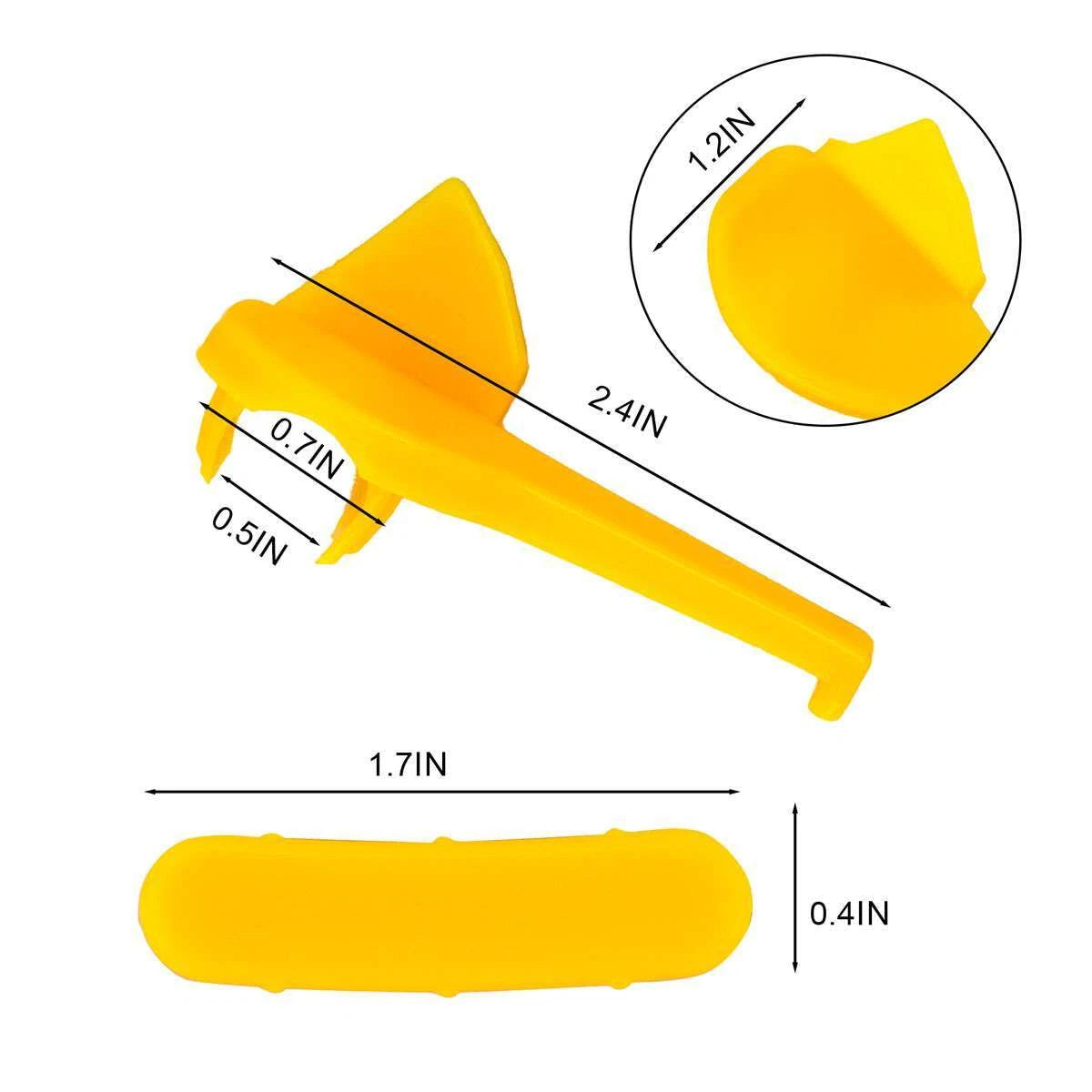 10 PCS Changer Parts Plastic Mount Demount Pad Duck Head Insert Rim Protector