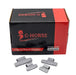 C‑HORSE 100-Piece Assortment Clip-On Wheel Weight Kit – FN Style – Gray Coated – 10g, 15g, 20g, 30g (0.25 oz–1.00 oz)