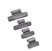 C‑HORSE 100-Piece Assortment Clip-On Wheel Weight Kit – FN Style – Gray Coated – 10g, 15g, 20g, 30g (0.25 oz–1.00 oz)