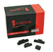 C‑HORSE 100-Piece Assortment Clip-On Wheel Weight Kit – P Style – Black Coated – 0.25 oz, 0.50 oz, 0.75 oz, 1.00 oz