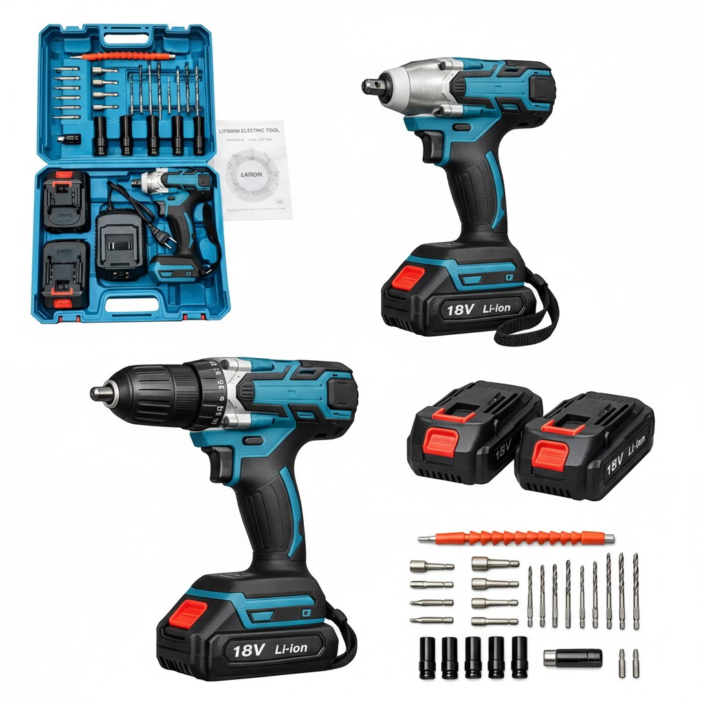 1/2" Cordless Impact Wrench - 650 ft-lbs Li-Ion Battery Kit