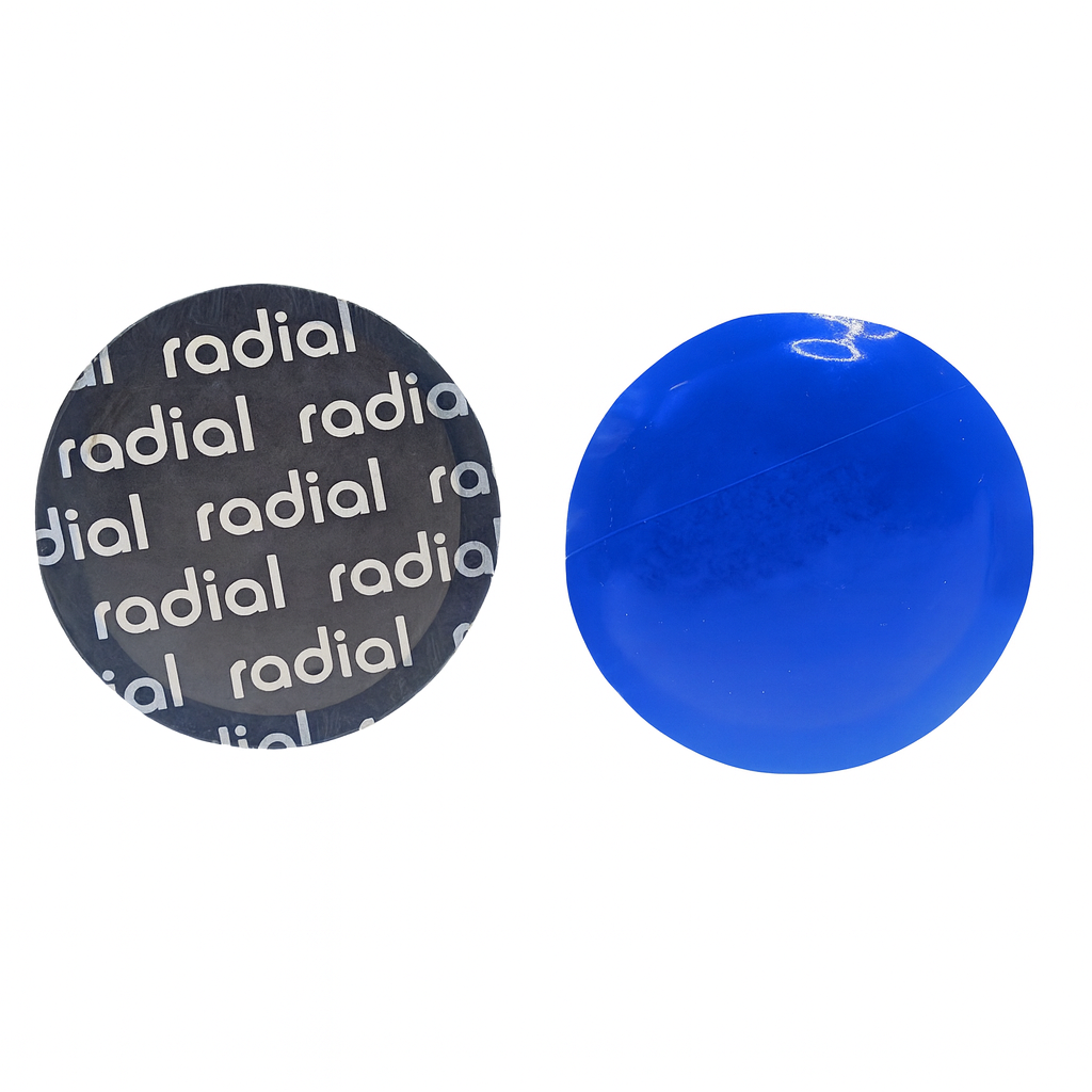 Medium Radial Tire Repair Patch - Round 57mm (2-1/4") for Passenger & Light Truck Tires (100-Pack)