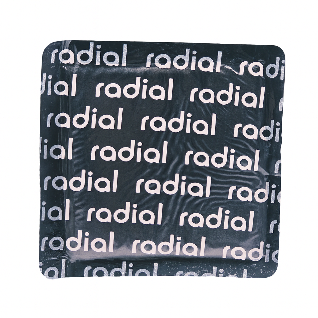 Large Square Radial Tire Repair Patch 76mm (3") for Passenger & Light Truck Tires (100-Pack)