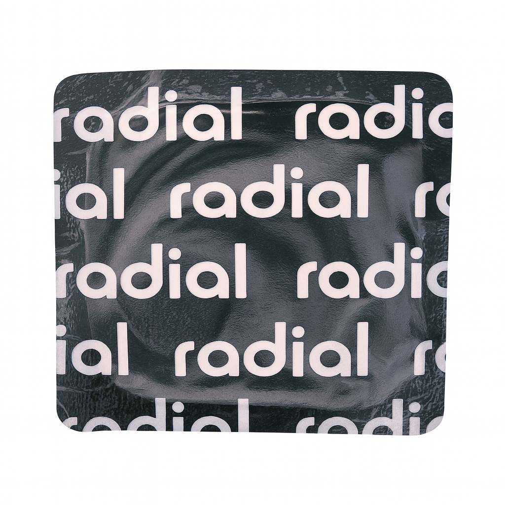 Small Square Radial Tire Repair Patch 45mm (1-3/4") for Passenger & Light Truck Tires (100-Pack)