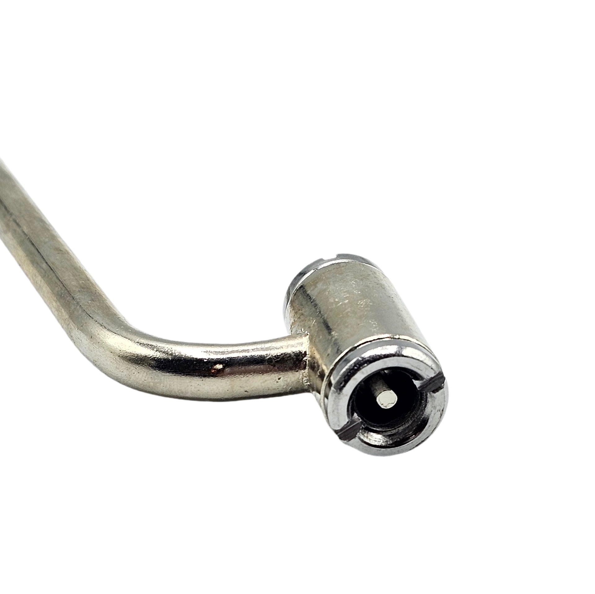 Lock-On Air Tire Inflator Chuck - 1/4" Hose Barb Flexible Hose