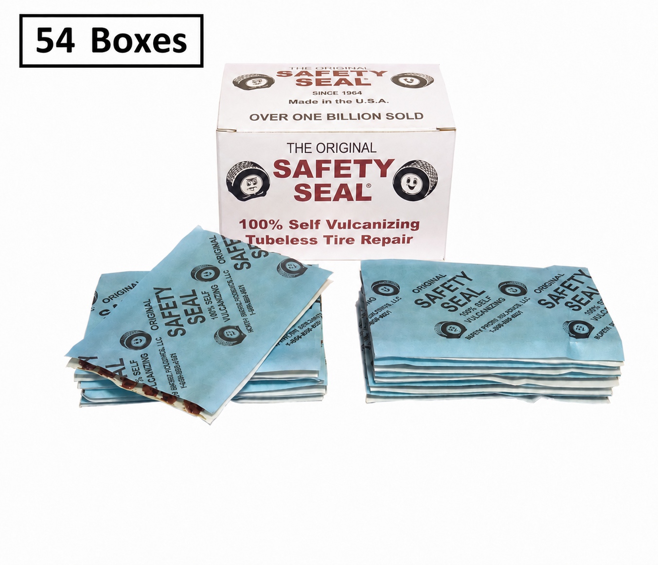 Safety Seal  4" Tire Plugs tire repair brown, Box 60 plugs