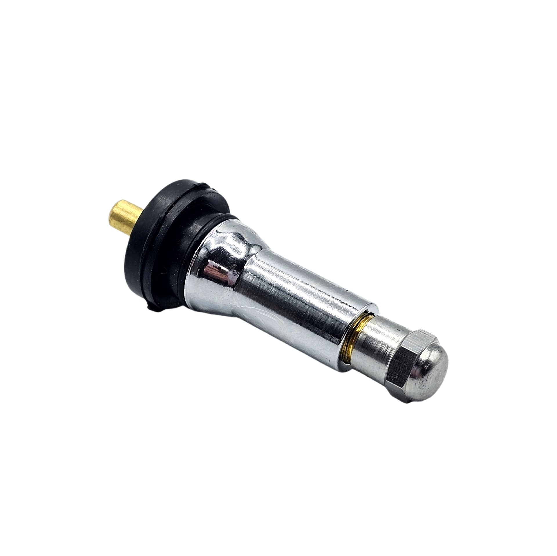 TPMS Valve Stem 20635C - Clamp-On Chrome Finish Tire Pressure Sensor Stem
