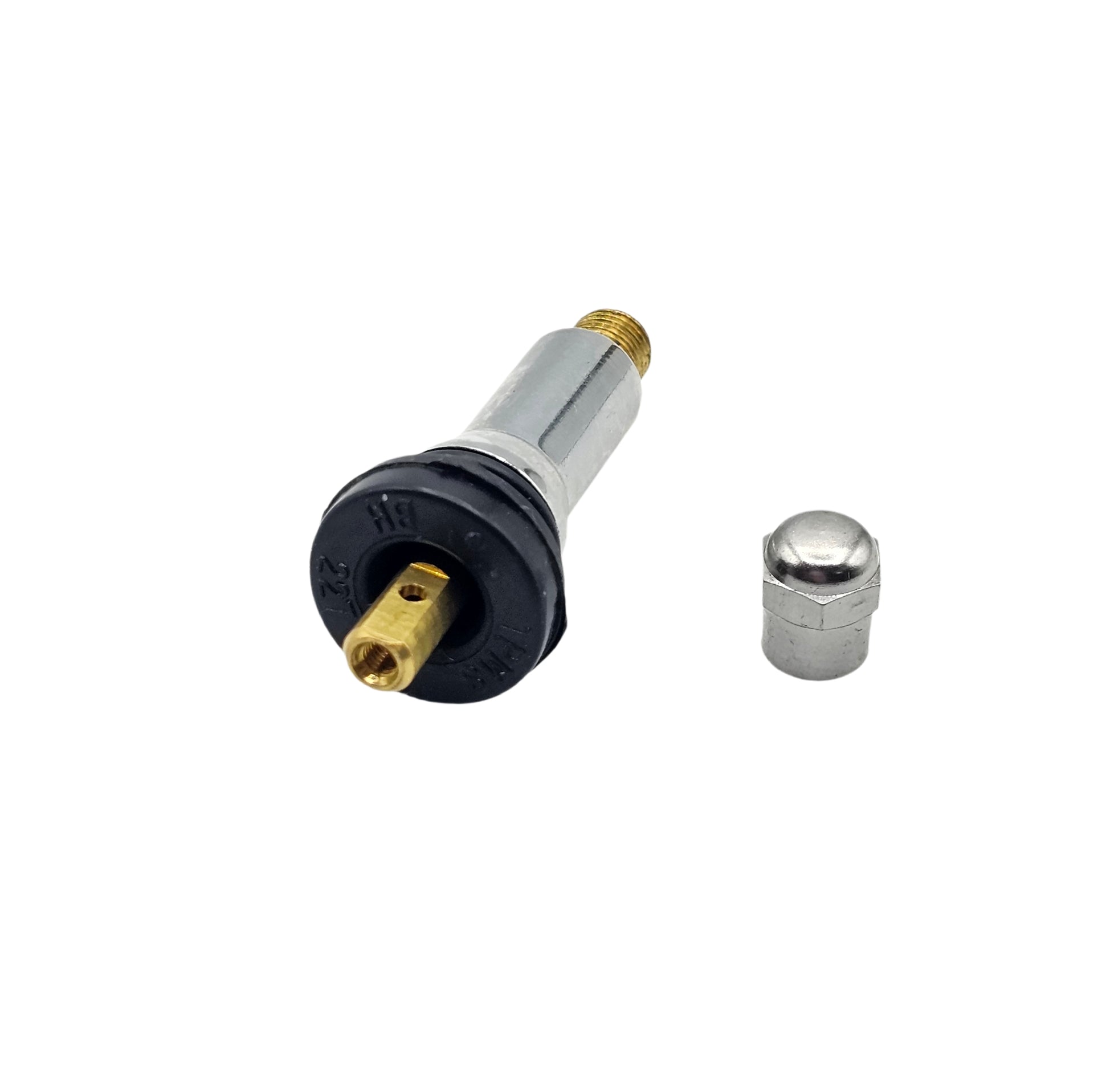TPMS Valve Stem 20635C - Clamp-On Chrome Finish Tire Pressure Sensor Stem