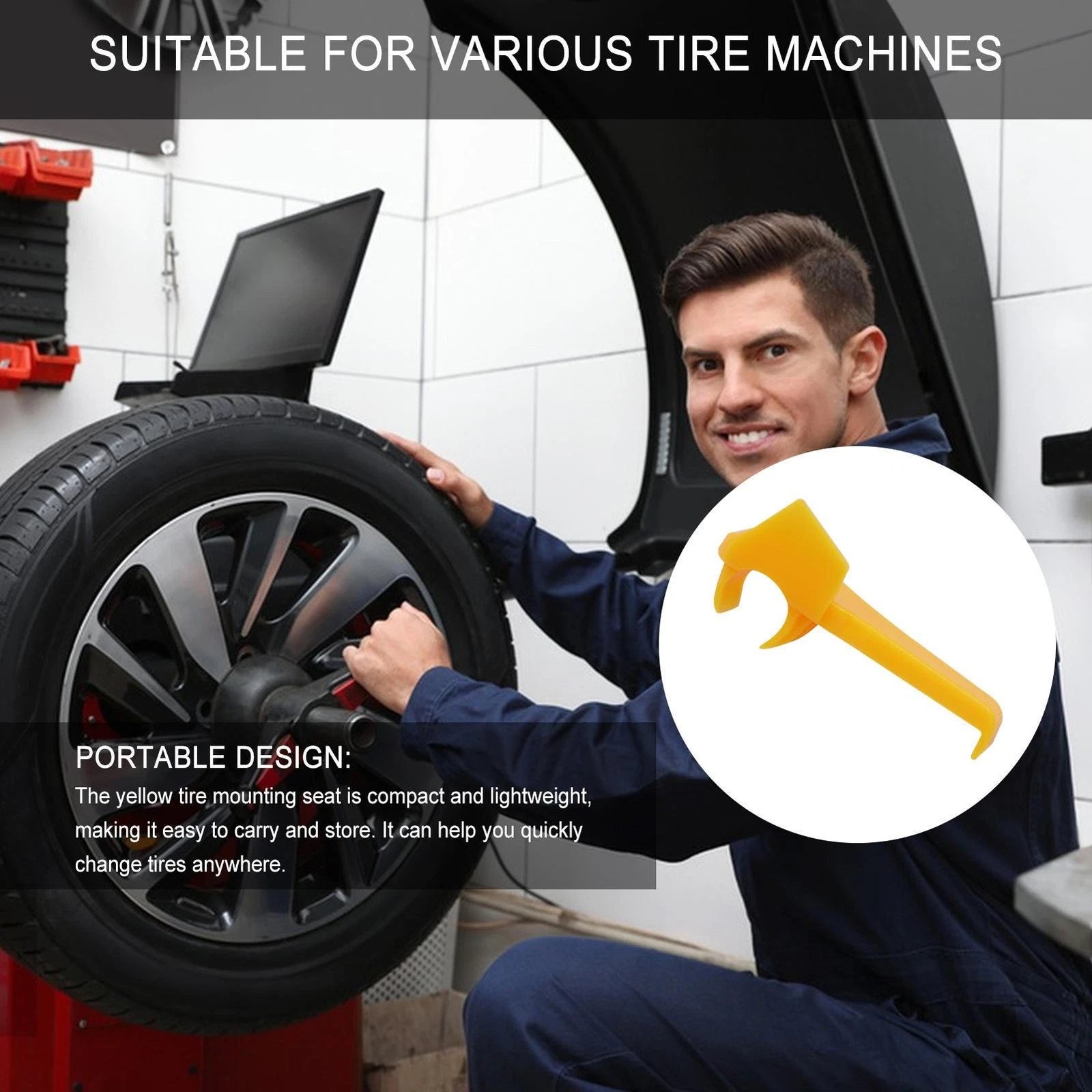 10 PCS Changer Parts Plastic Mount Demount Pad Duck Head Insert Rim Protector