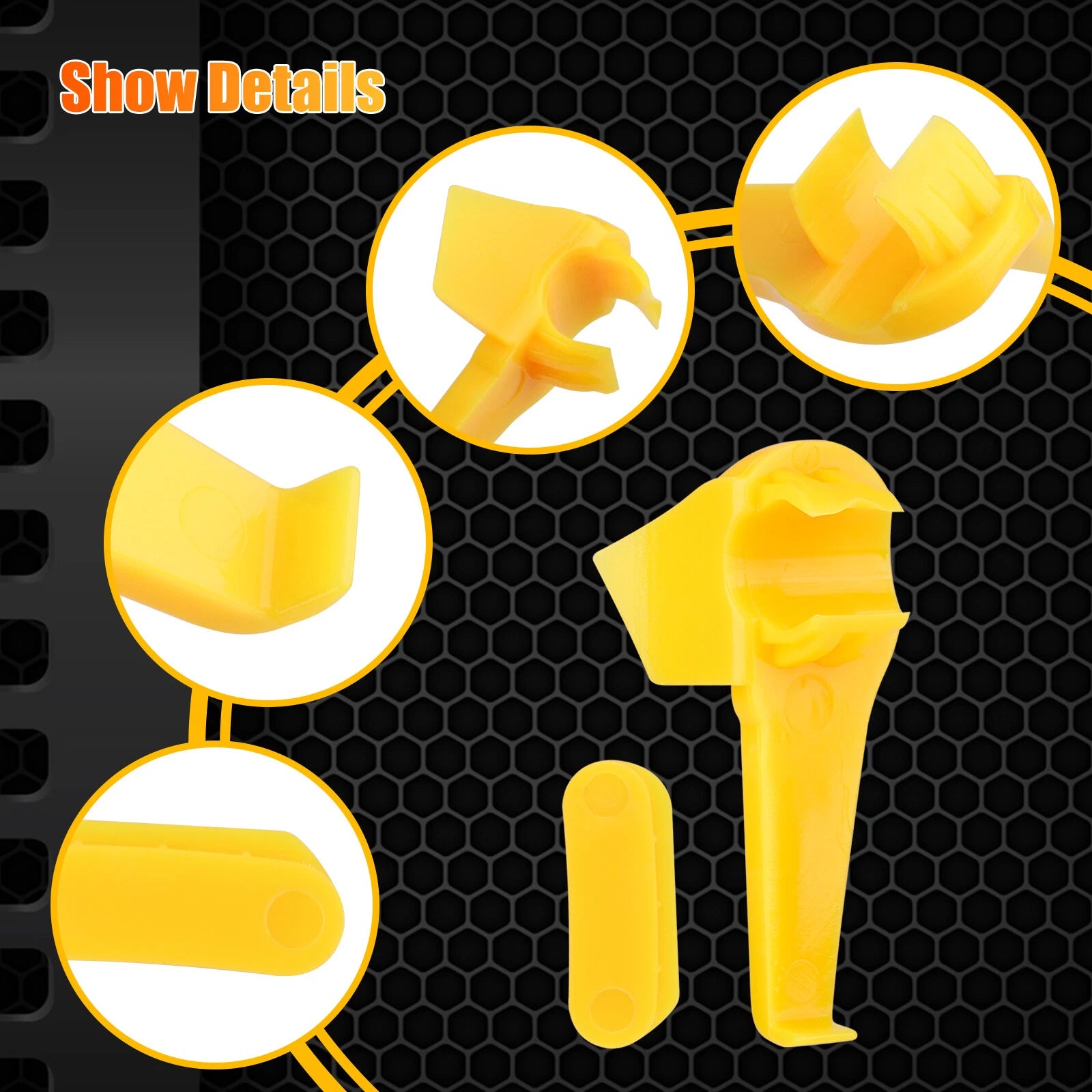 10 PCS Changer Parts Plastic Mount Demount Pad Duck Head Insert Rim Protector