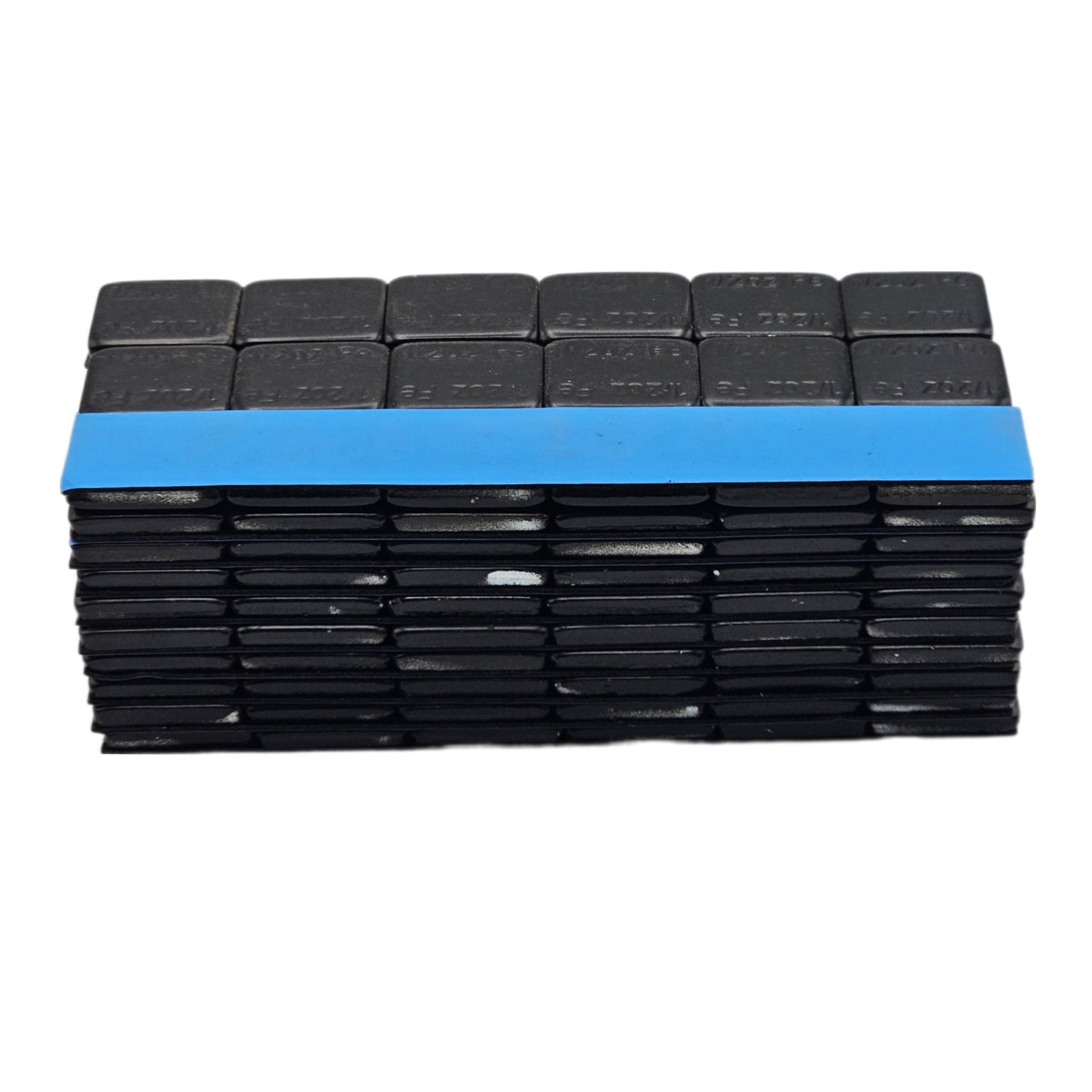 C-HORSE Stick-On Wheel Weights Black Coated 0.50 oz Blue Tape – 12 Box Deal (2160 PCS)