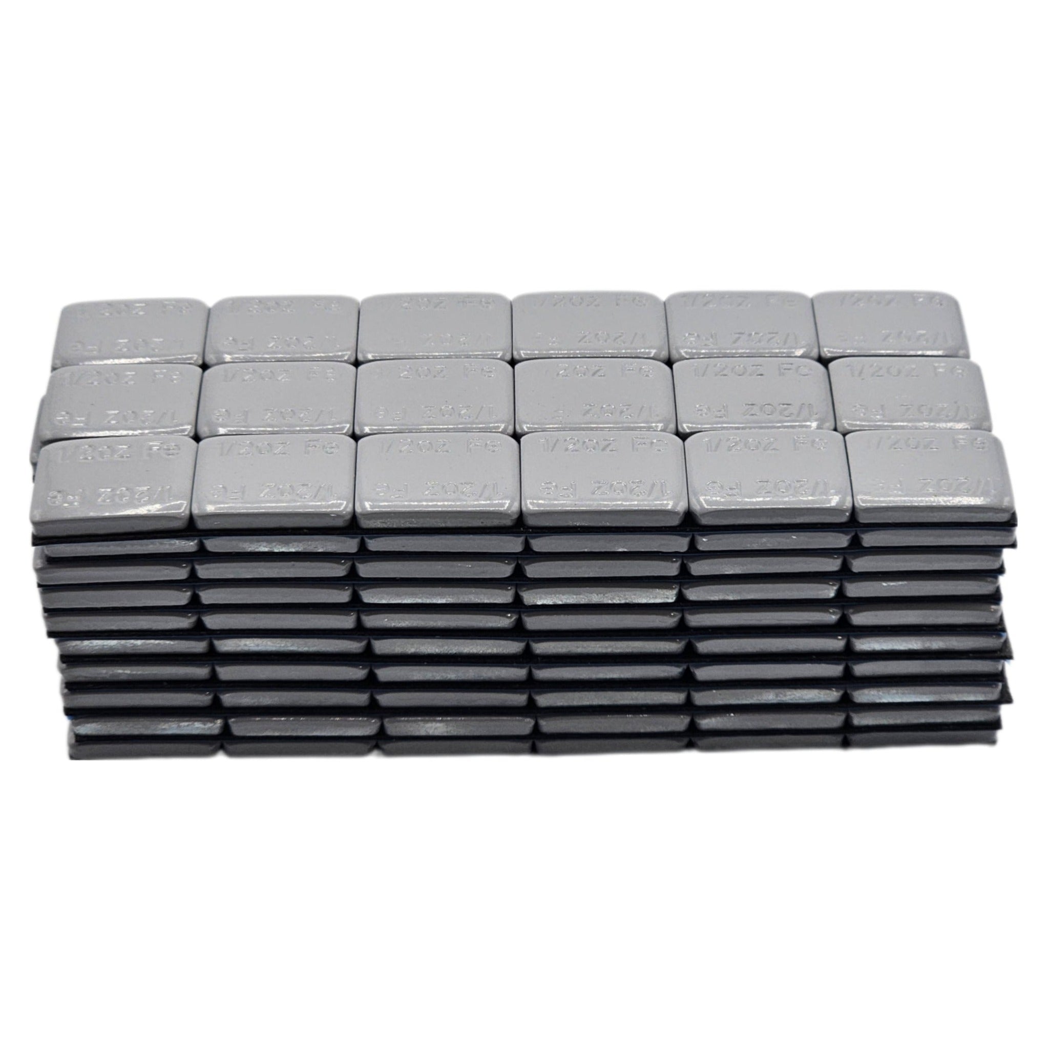 C-HORSE Stick-On Wheel Weights Gray Coated 0.50 oz Blue Tape – 12 Box Deal (2160 PCS)