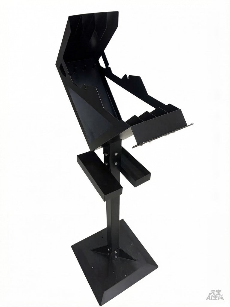 4-Roll Wheel Weight Rack Stand - Floor Dispenser for Stick-On Wheel Weight Rolls