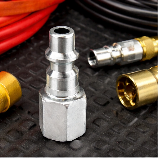 1/4" Quick Coupler Disconnect Plug - Female NPT Air Fitting