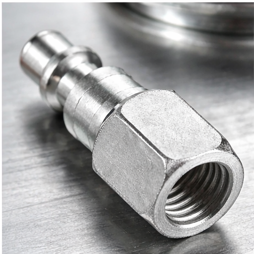 1/4" Quick Coupler Disconnect Plug - Female NPT Air Fitting